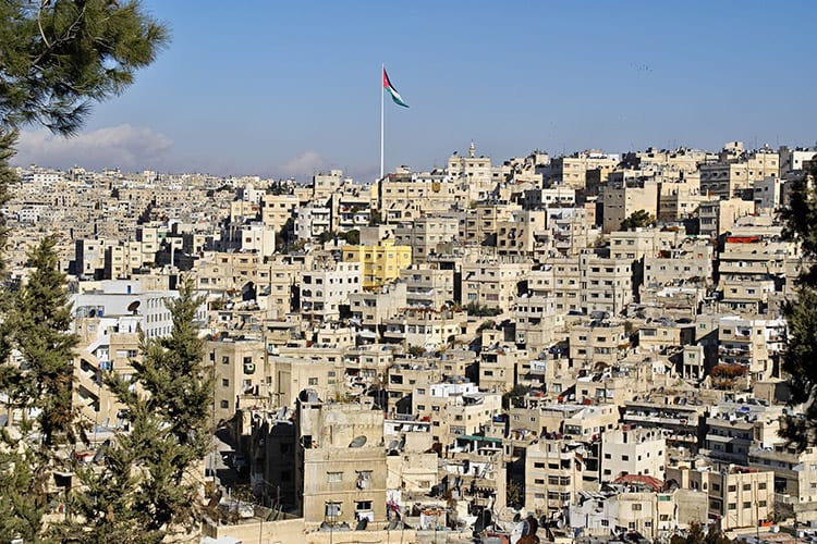 De wijk Jabal Amman