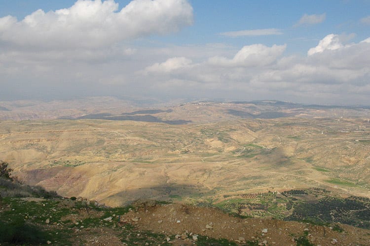 Mount Nebo, De Jordaan
