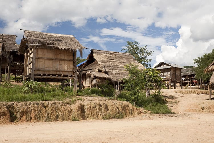 Akha dorp, Muang Sing