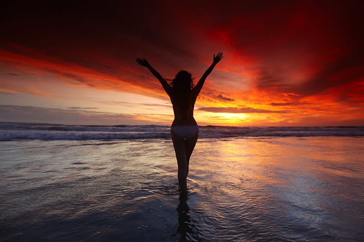 Zonsondergang in Seminyak