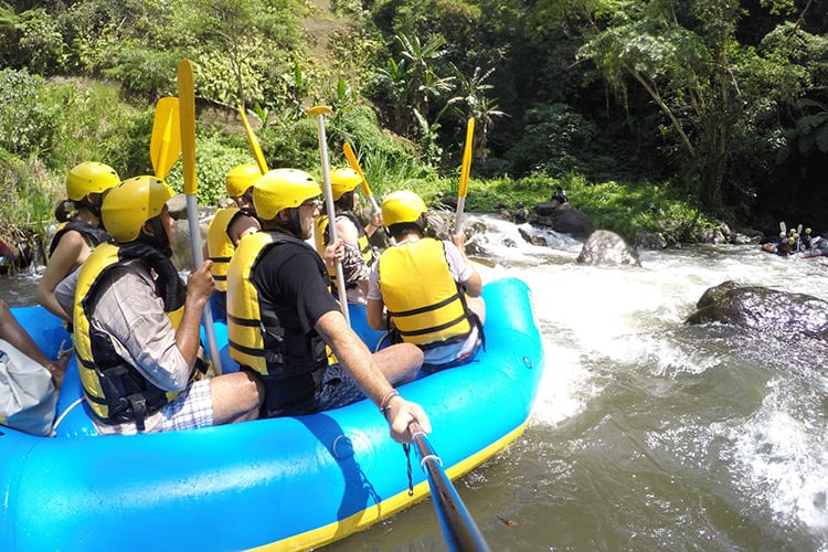 Wildwater raften, Ubud