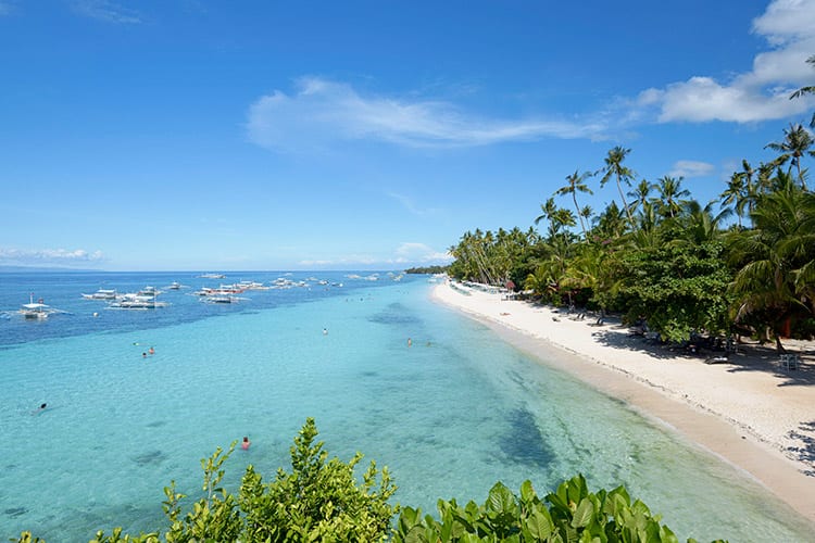 Alona Beach op Panglao Island