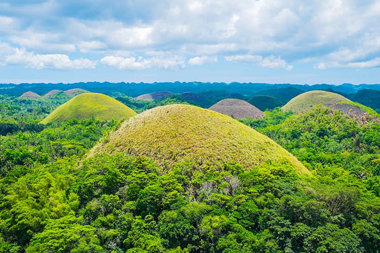 Chocolate Hills op Bohol