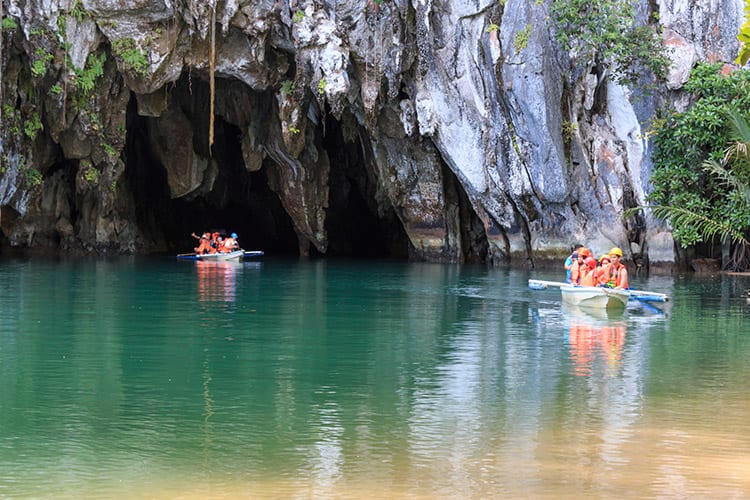 Undergound Rivier bij Puerto Princesa