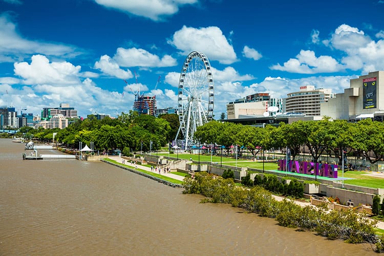 Brisbane Wheel aan de Southbank