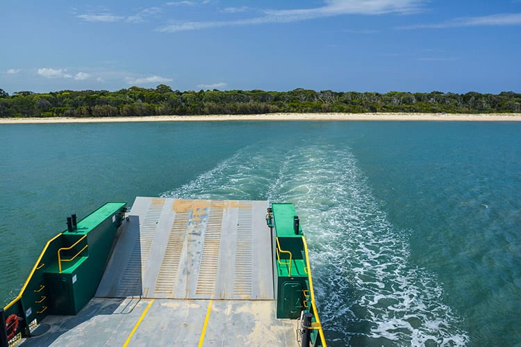 Boot naar Fraser Island