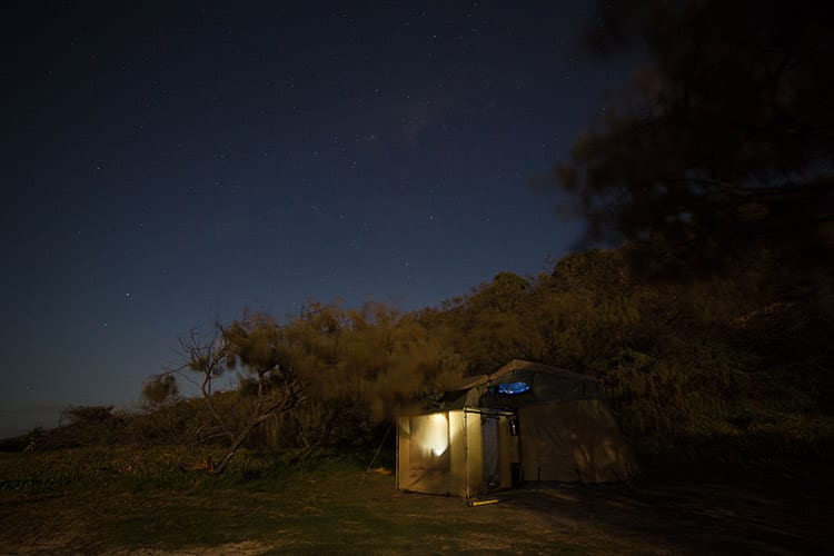 Overnachten op Fraser Island