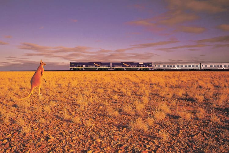 The Indian Pacific, Australië