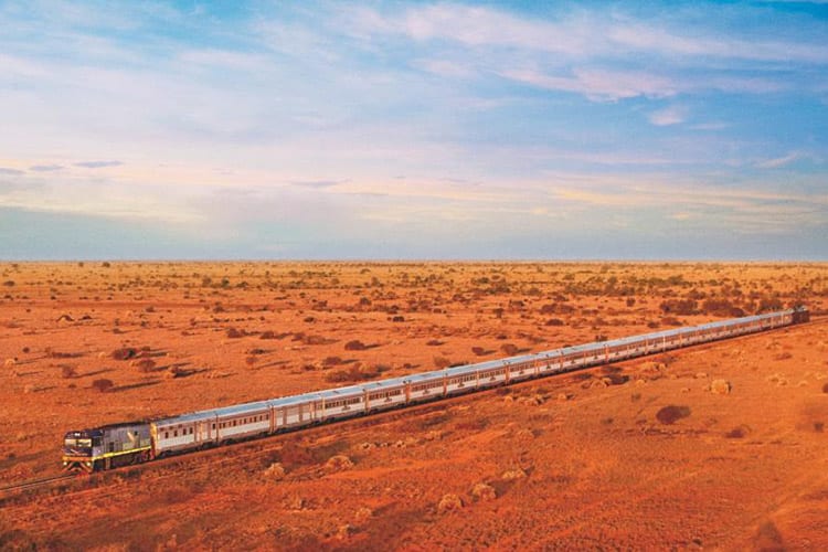 Treinroutes Australië