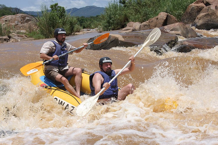 Usutu rivier raften, Swaziland