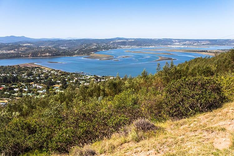 De omgeving van Knysna