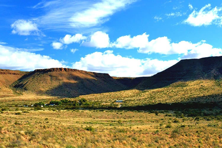Karoo landschap in Oost-Kaap