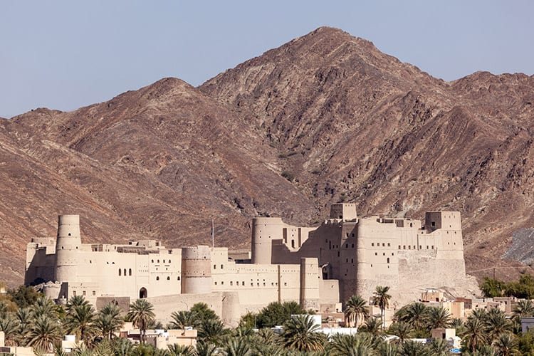 Bahla Fort, Hadjargebergte