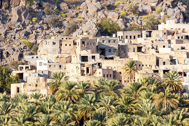 Misfah, Hadjargebergte