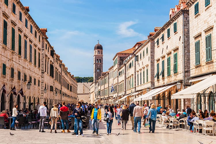 Hoofdstraat Stradun, Dubrovnik
