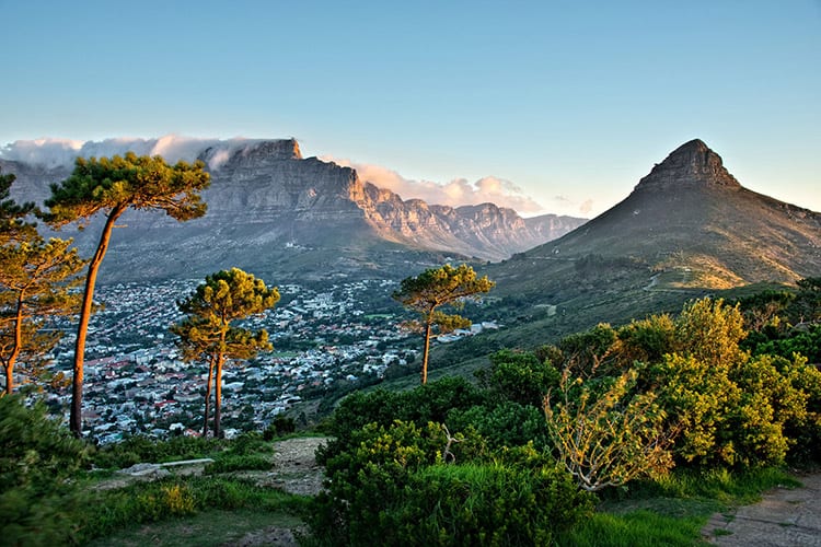 Uitzicht vanaf Signal Hill, Kaapstad