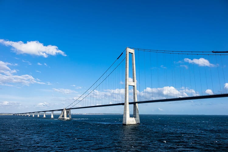 Öresundbrug tussen Malmö en Kopenhagen