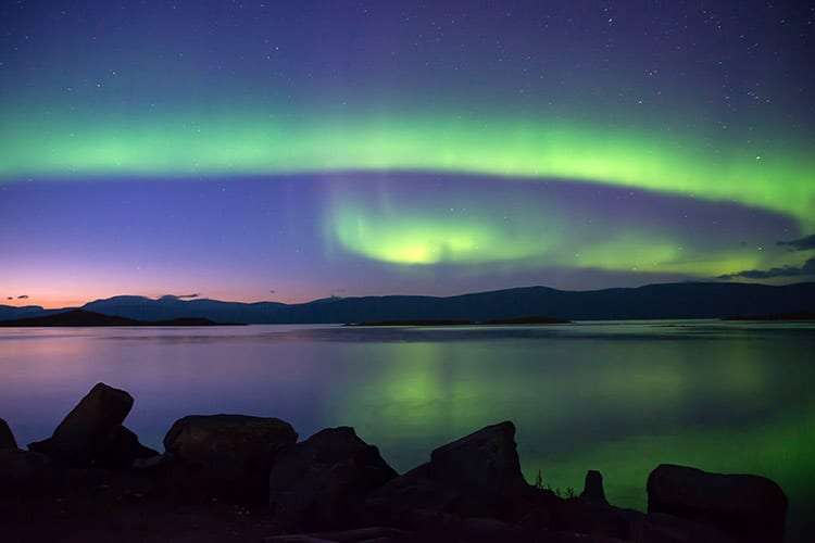 Noorderlicht in het Abisko National Park