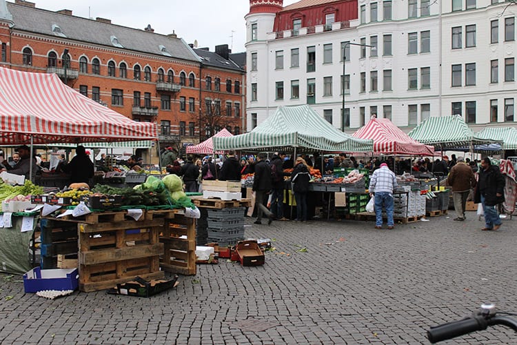 Möllevángstorget markt, Malmö