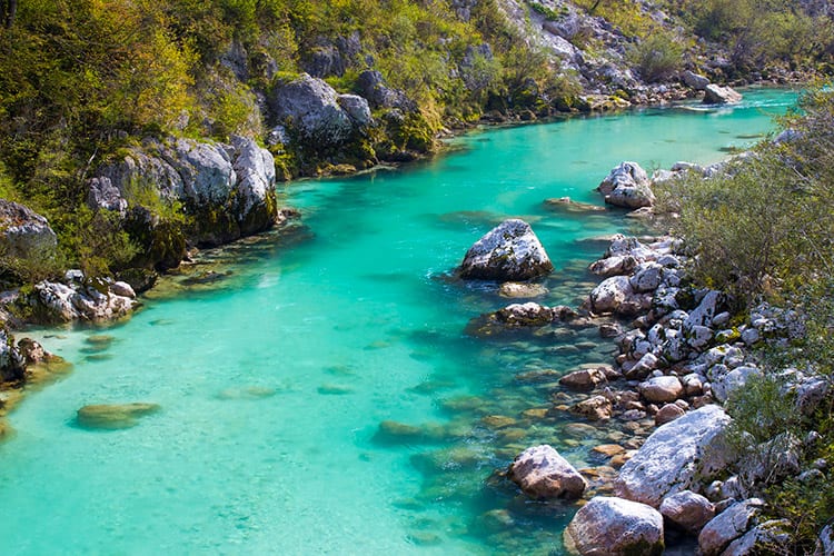 Soca rivier, Slovnië