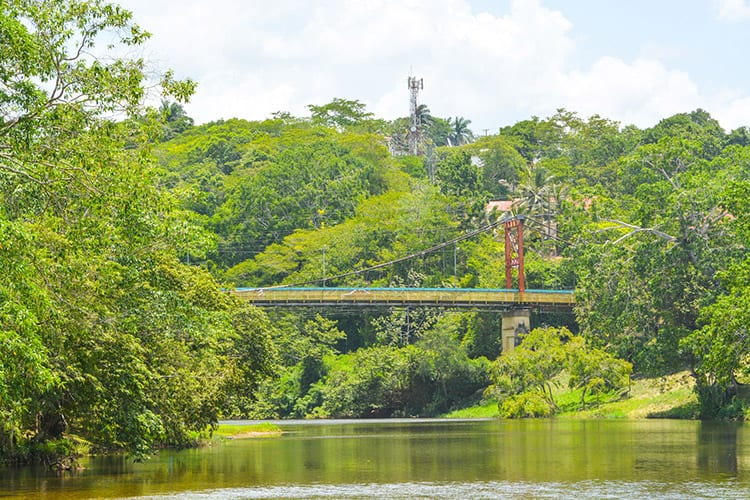 Hawkesworth hangbrug, San Ignacio