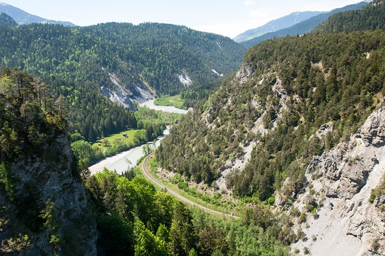 Rheinschlucht, Graubünden