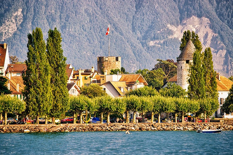 Vevey, Meer van Genève