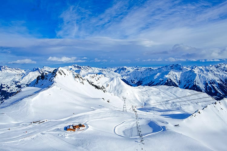 Davos Kloster Mountains, Zwitserland