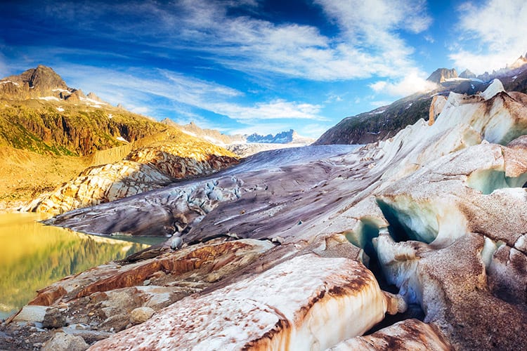 Rhônegletsjer, Wallis