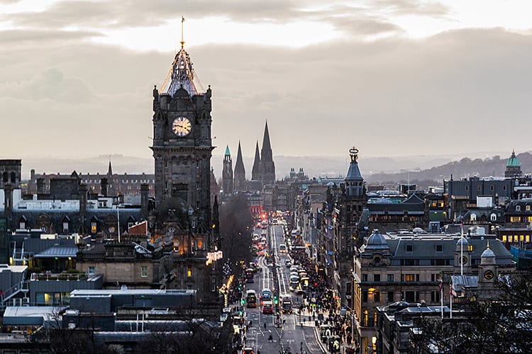 Stedentrip Edinburgh december