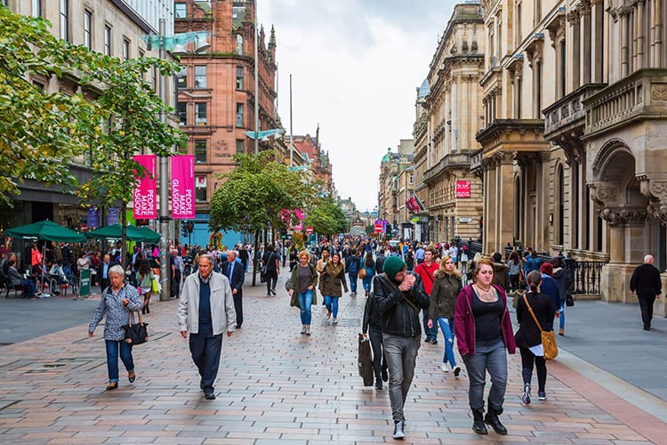 Winkelen in Glasgow
