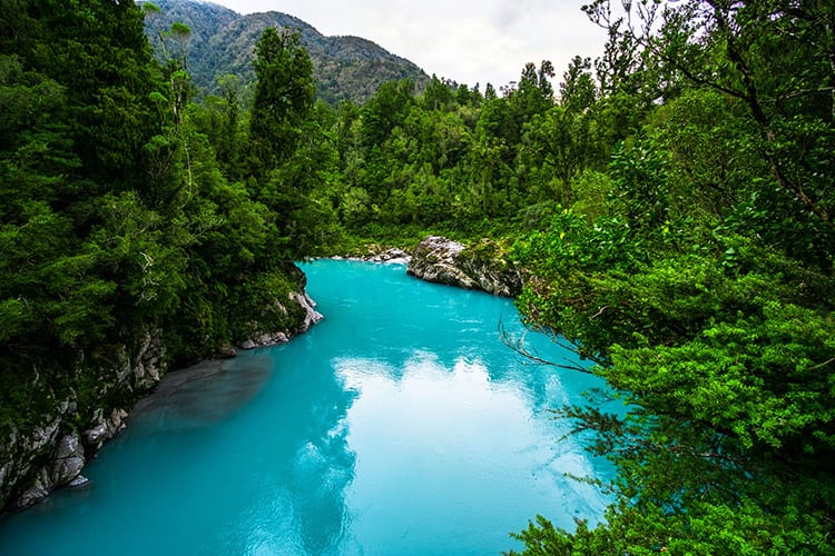 Hokitika Gorge, Nieuw-Zeeland