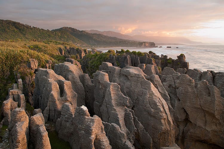 Pancake Rocks bij Punakaiki
