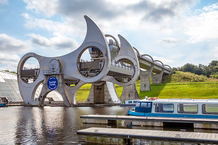 Falkirk Wheel, Schotland