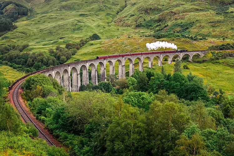 Glenfinnan viaduct, Schotse Hooglanden