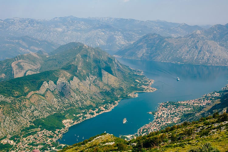 Lovćen Nationaal Park uitzicht
