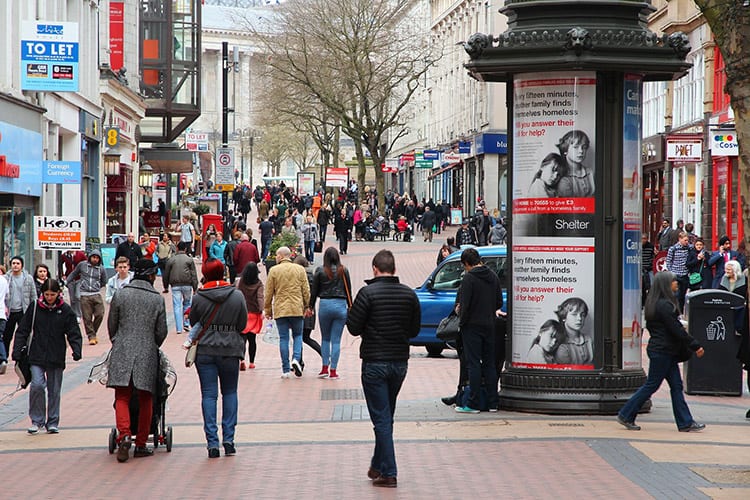 Winkelen in Birmingham