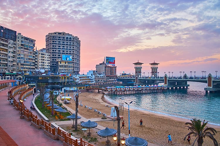 Stanley Beach, Alexandrië