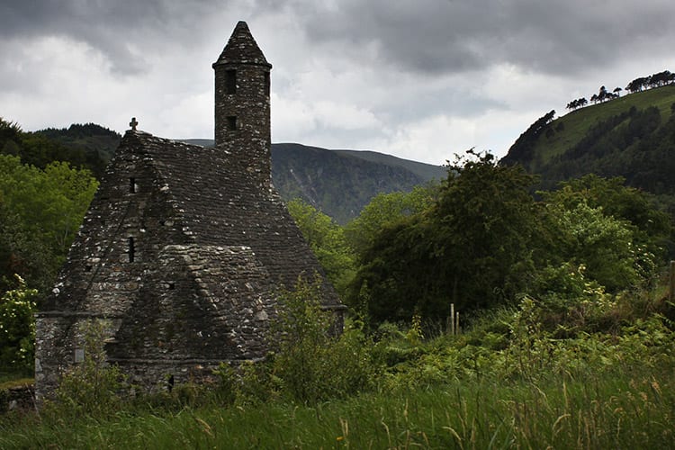 Glendalough klooster, Wicklow Mountains