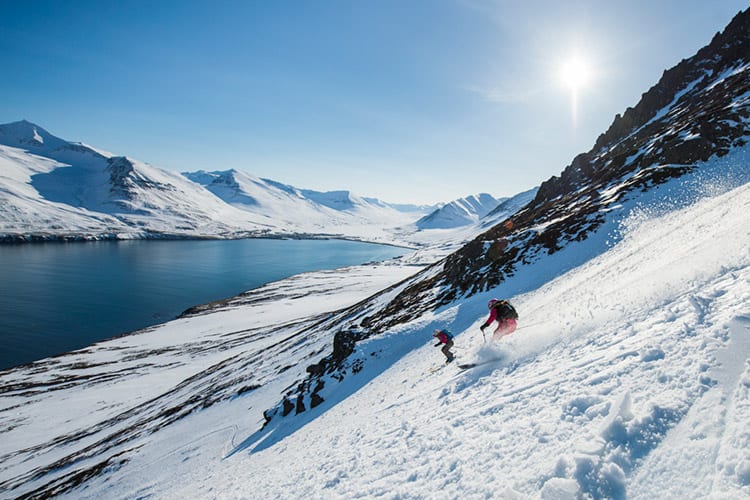 Skiën in IJsland