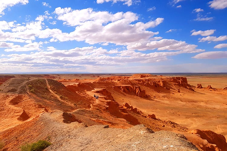 Bayanzag, Gobi woestijn