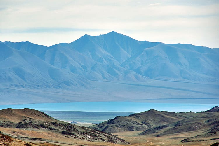 Üüreg Nuur meer, West-Mongolië