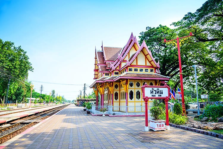 Treinstation in Hua Hin
