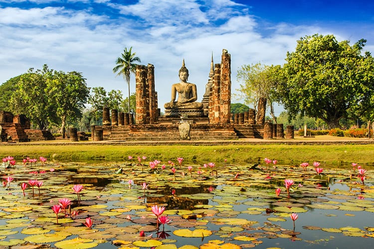 Wat Sa Si, Sukhothai