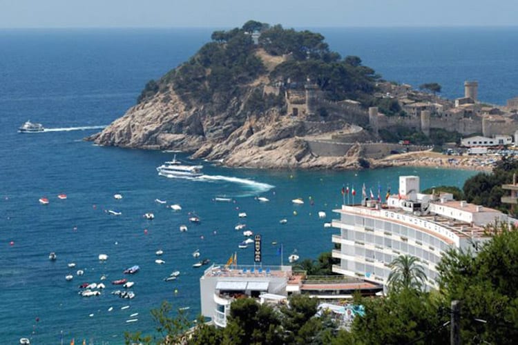 Spanje, Costa Brava, Tossa de Mar, Gran hotel Reymar