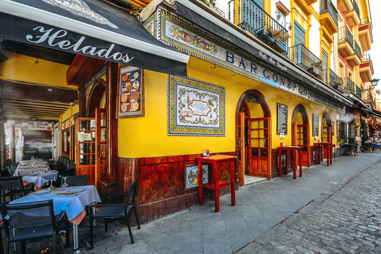 Spanje, Sevilla, tapasbar